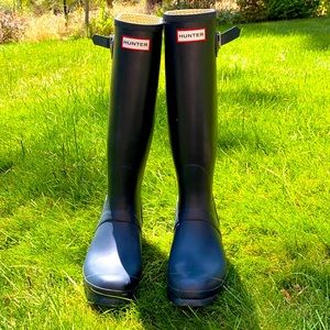 Original Tall Navy Hunter Rain Boots